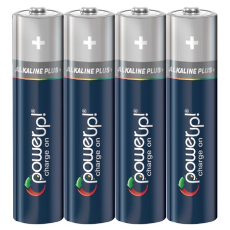 Power Up! Batteries Alkaline Plus AAA, PK 4 031-11124